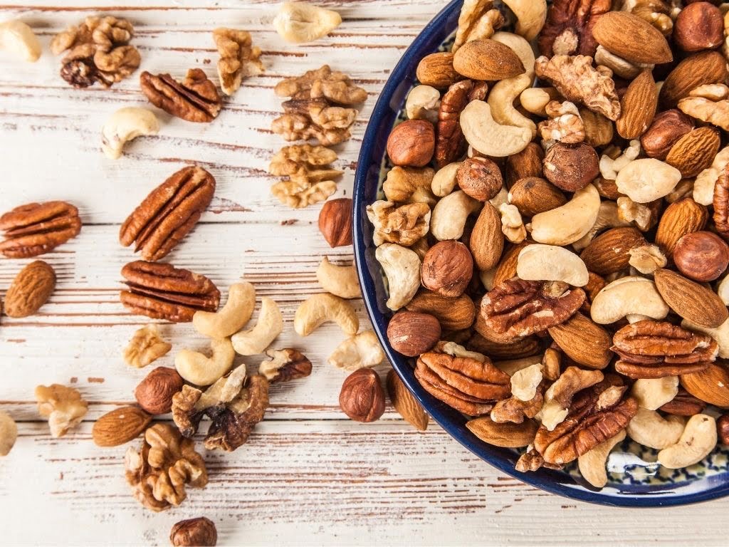 Hey google, what are the benefits of nuts?” (That's what she said). High in  'good fats' – monounsaturated fats (most nut types) and…